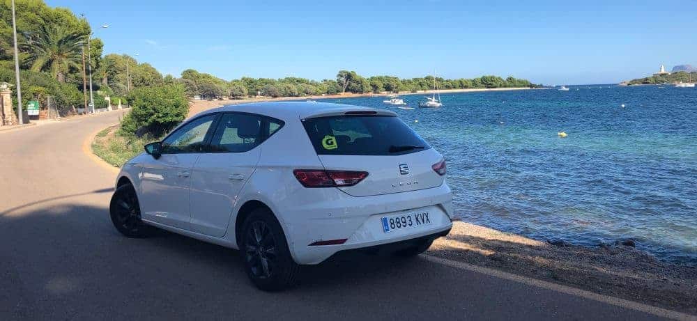 Auto von TUI Cars am Strand Mallorca