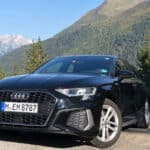 Sixt Audi A3 mit Bergpanorama