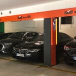 Sixt Fahrzeuge im Parkhaus