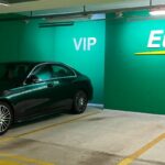Europcar C-Klasse aus der Kategorie FDAR im Parkhaus